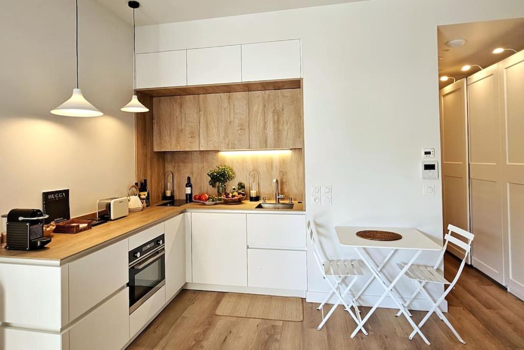 Arcareve - Grand Studio De Standing Avec Terrasse, Jardin Et Acces Direct A La Plage Arcachon Exteriér fotografie